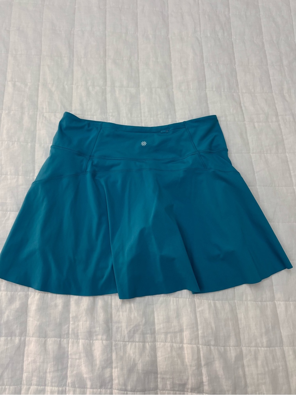 Athleta Ace Tennis 15.5” Skort Pacific Blue Size L Pickleball Golf